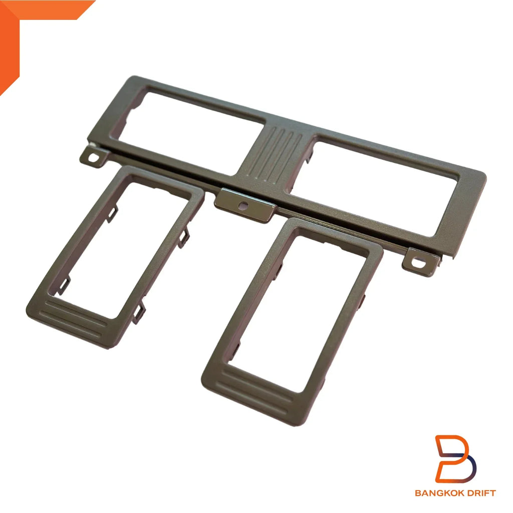 3 x Grey Air Heater Vent Frame Trim for Nissan Navara Ute (1986-1997)