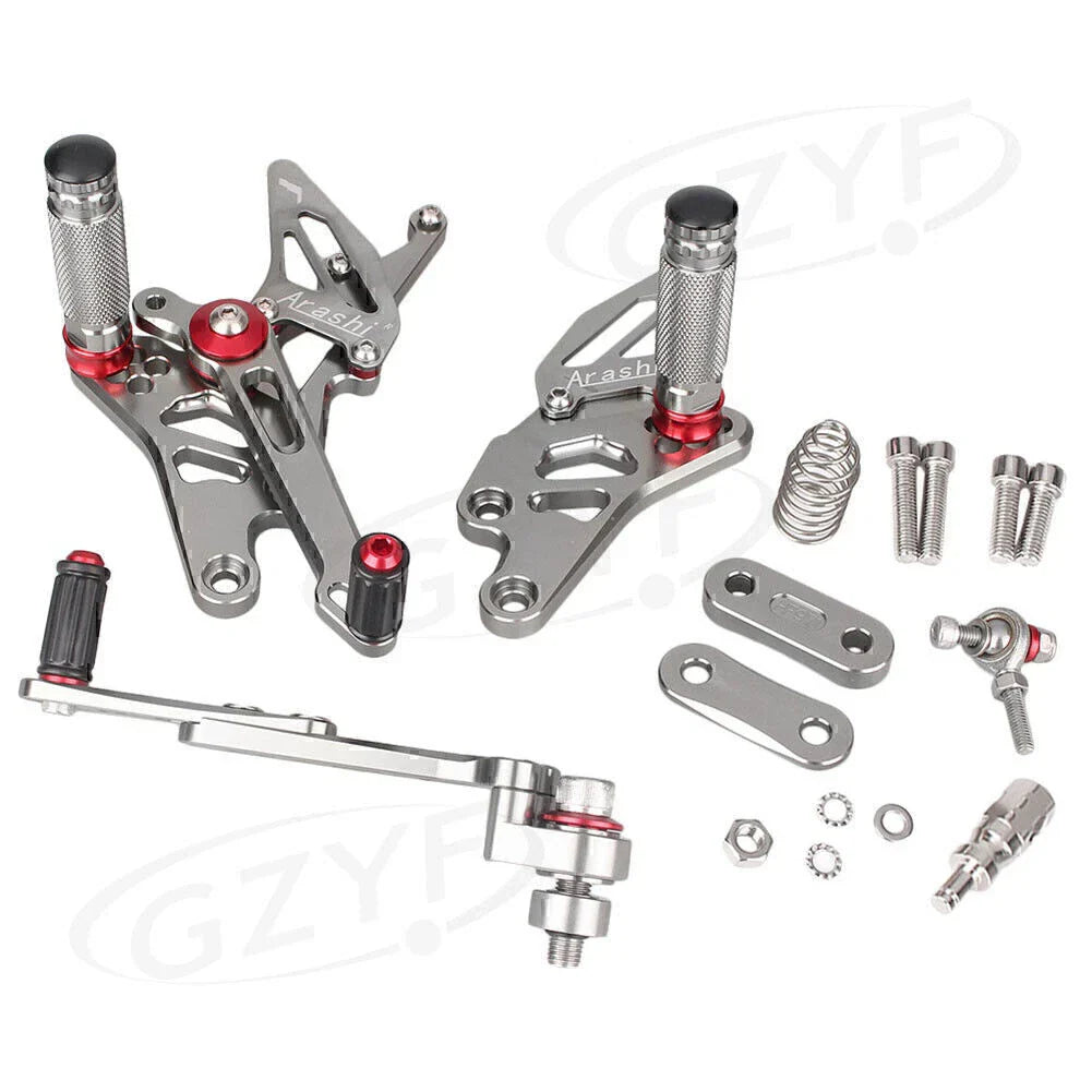 Adjustable Rearset Footrest Pegs for Suzuki GSXR1000 (2009-2016)