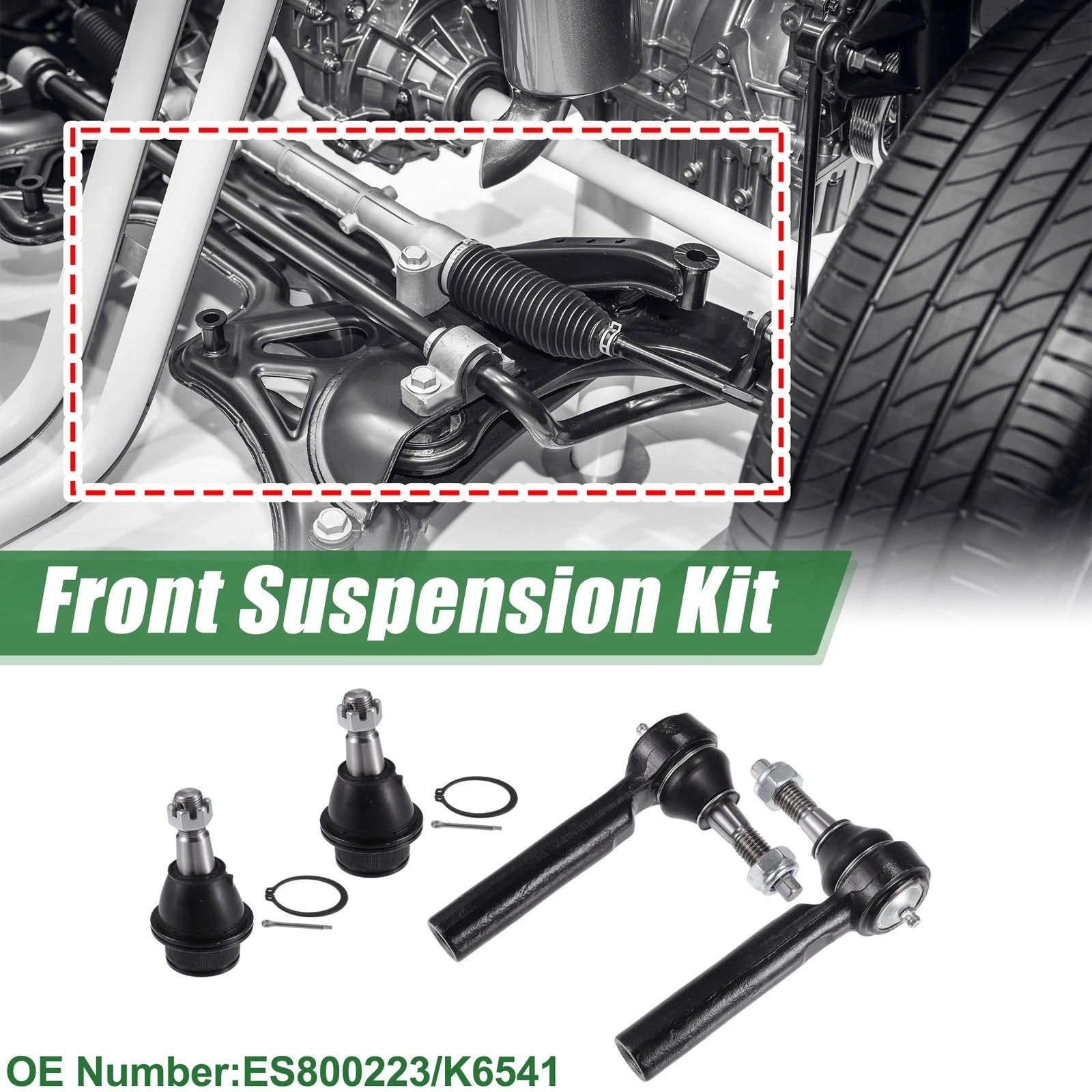 4pcs Front Suspension Tie Rod End for Chevrolet Tahoe (No. ES800223/K6541)