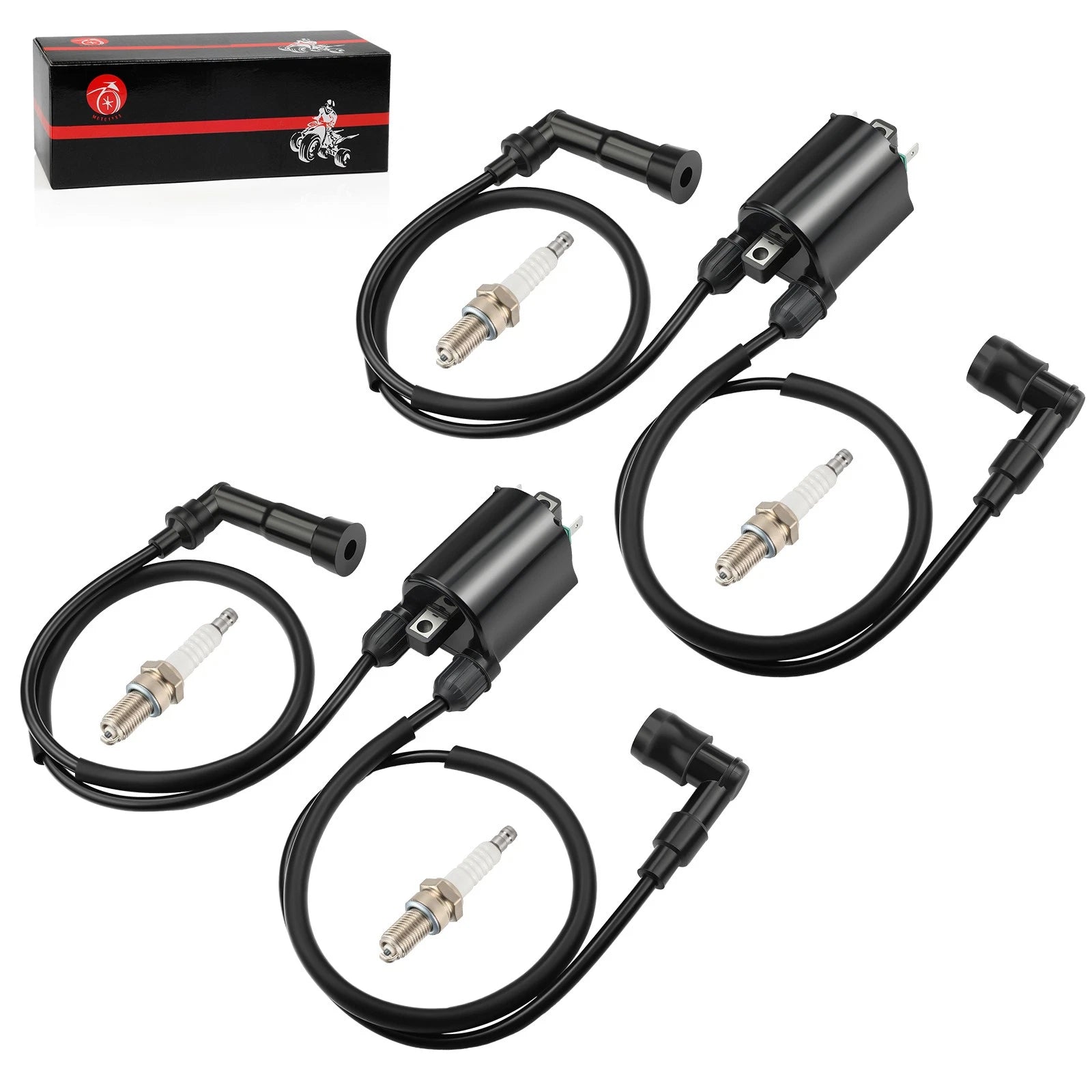 Ignition Coil & Spark Plug for Kawasaki VN1500 Vulcan 1500 Drifter (1999–2005)