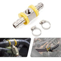 3/8" Gauge Sensor T-Fitting Adapter + 1/8 NPT Fuel Pressure Gauge (0-140 PSI)
