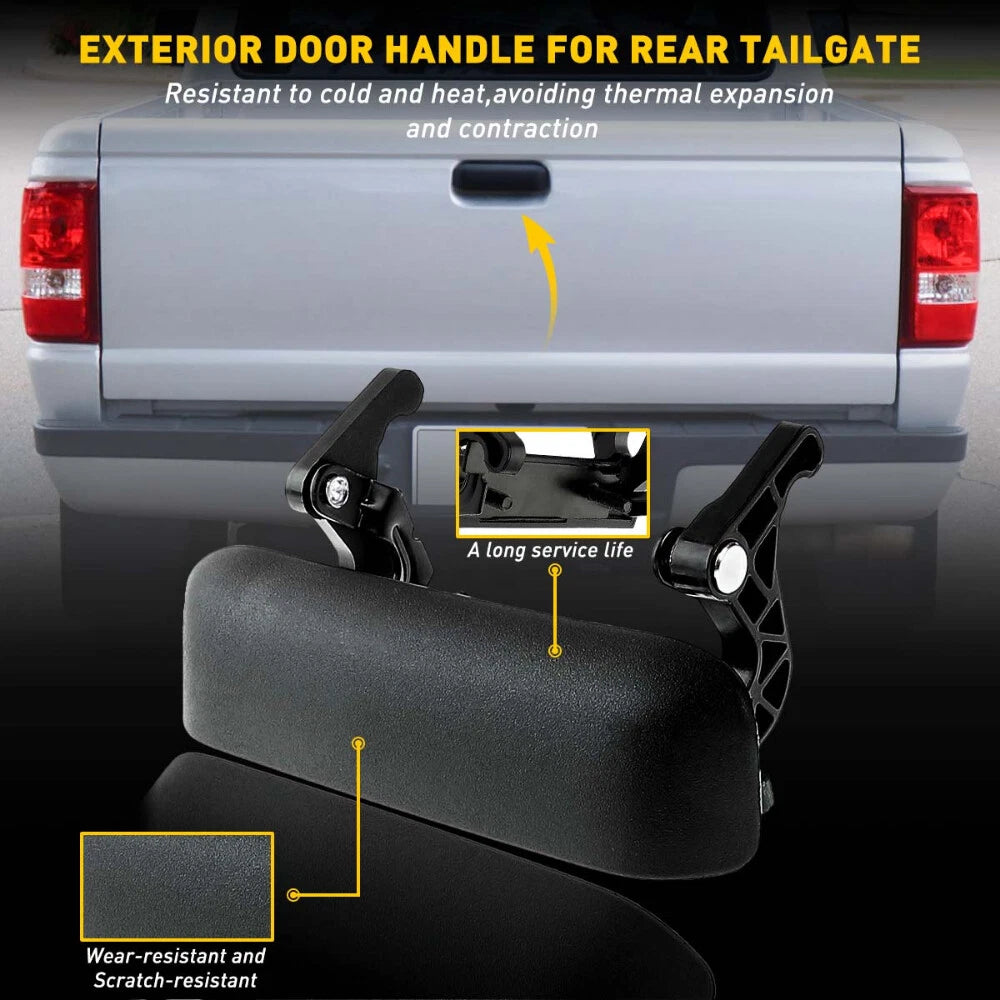 Tailgate Handle for Ford Ranger (1998â2011) Black Exterior