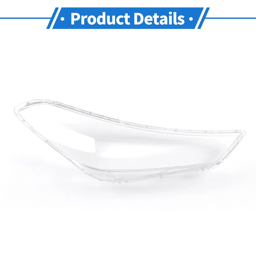 1 Pcs Headlight Lens Cover for Hyundai Tucson (2015–2018) PC Clear
