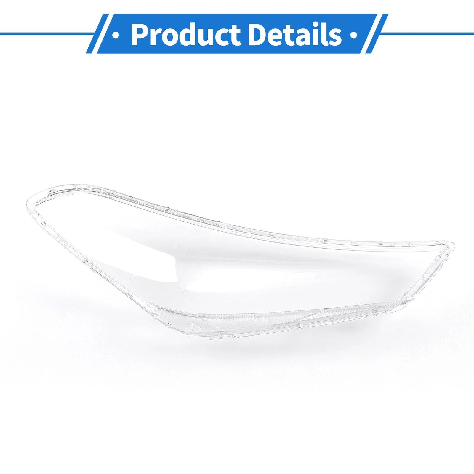 1 Pcs Headlight Lens Cover for Hyundai Tucson (2015–2018) PC Clear
