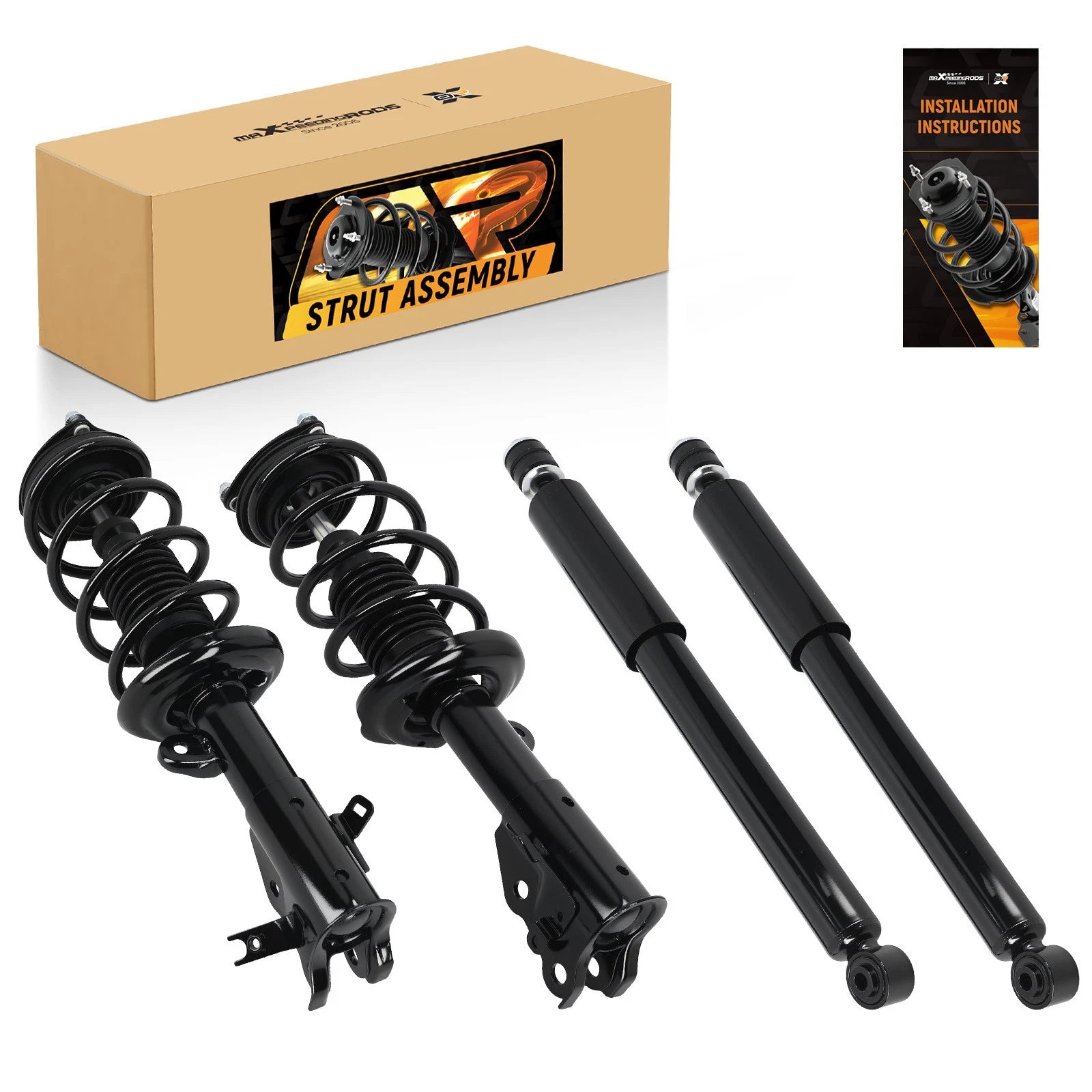 Front Complete Strut Coil Spring Rear Shock Absorbers for Honda Civic Sedan (2012)