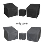 Set of 3 Waterproof Patio Furniture Covers for Sofa Table Chairs