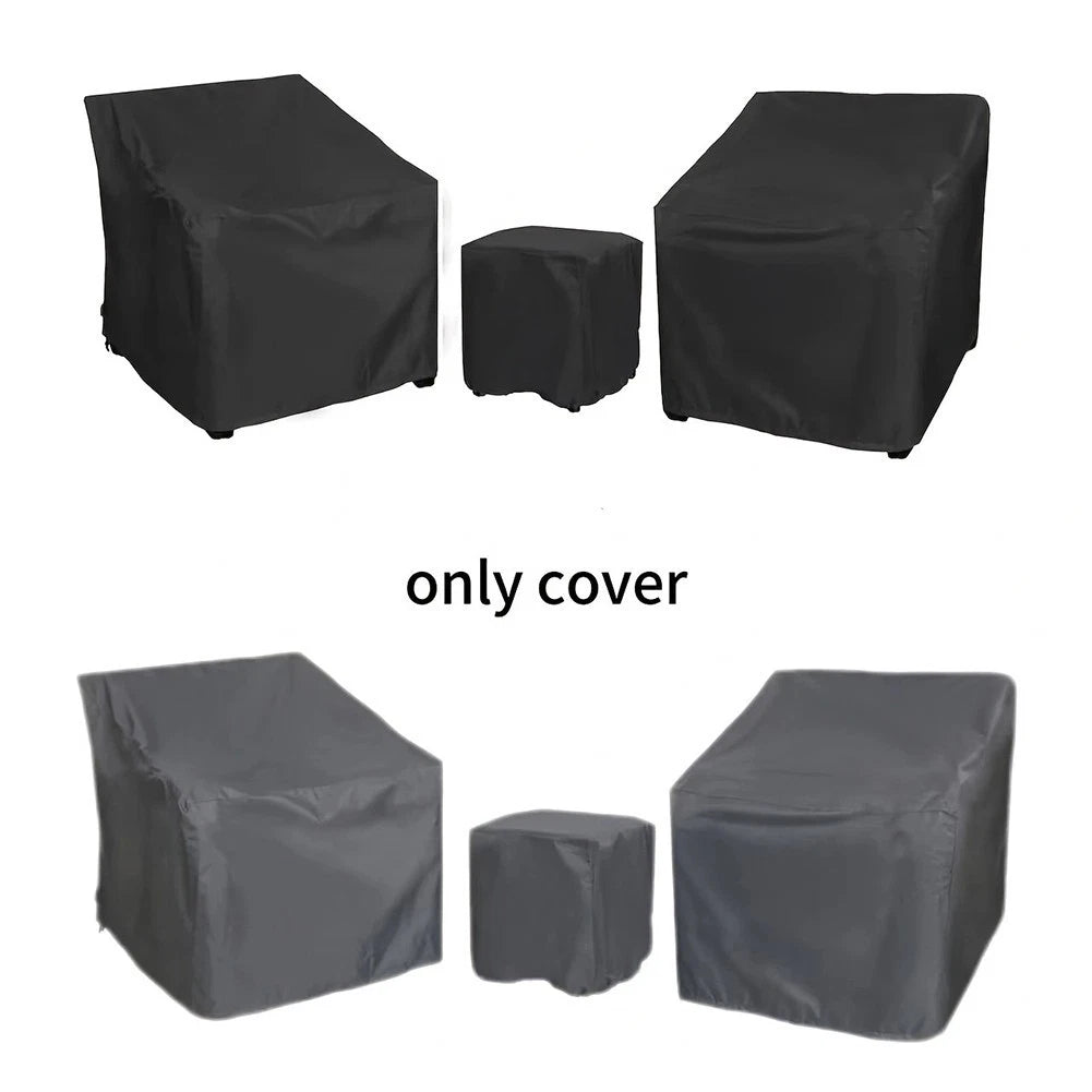 Set of 3 Waterproof Patio Furniture Covers for Sofa Table Chairs