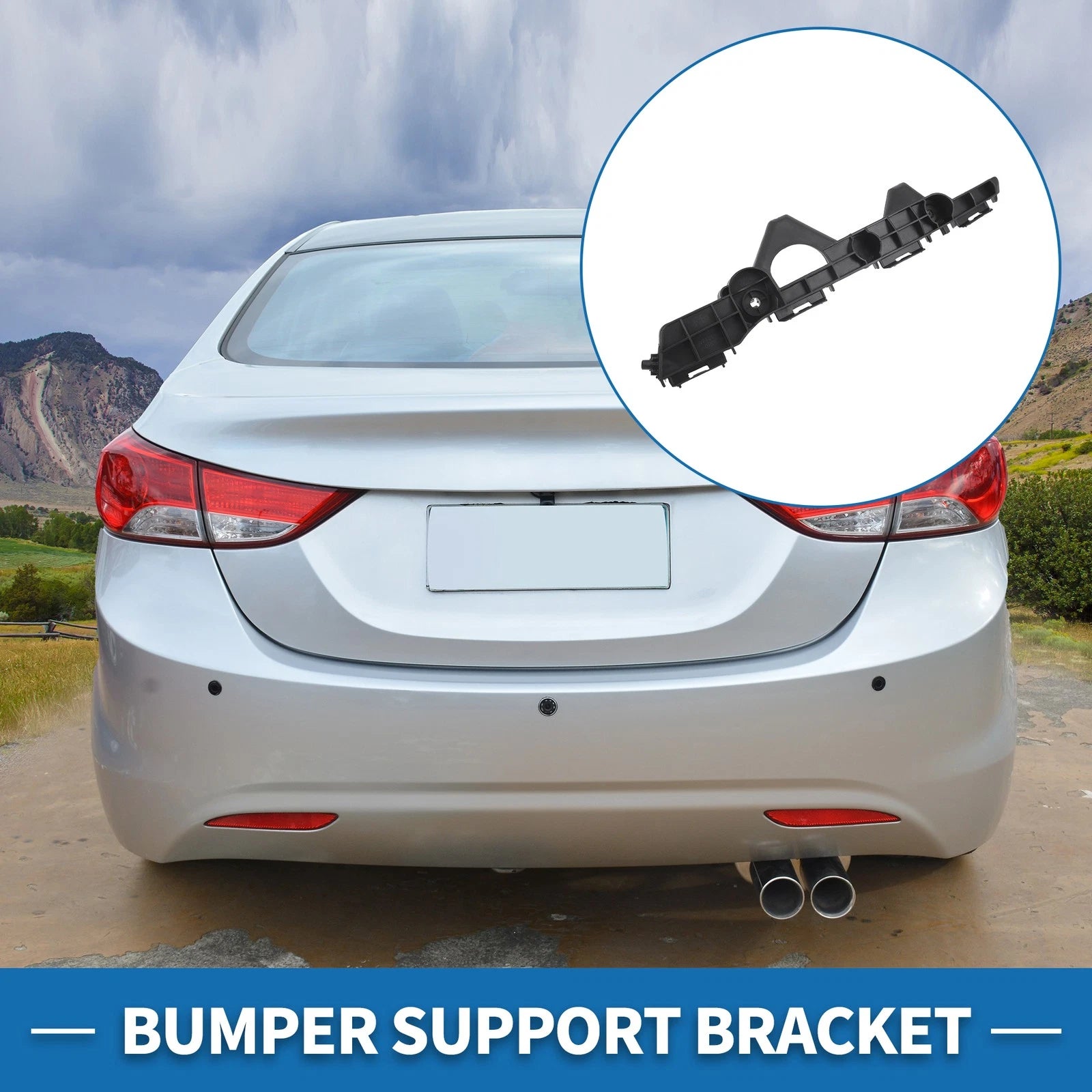 Right Rear Bumper Retainer Bracket No.521550R050 for Toyota RAV4 (2016–2018)