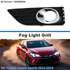 Front Left Fog Light Grill No. 5204006260 for Toyota Camry (2012–2014)