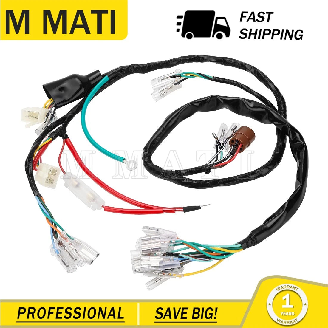 Wiring Harness for Honda SL350 (1971–1972) #32100-340-000