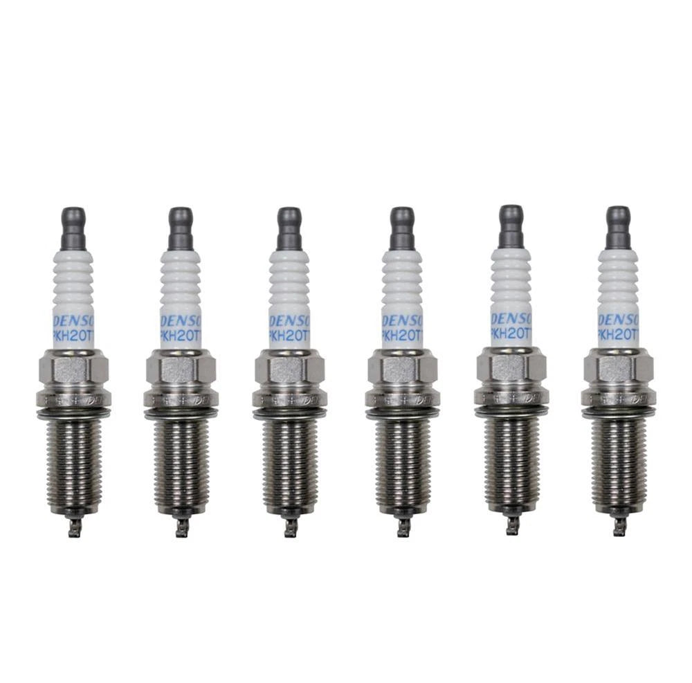 Set of 6 Denso Platinum TT Spark Plugs (Gap 0.040) for