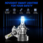 H4 9003 HB2 LED Headlight Bulbs Kit for NOVSIGHT (13000LM)