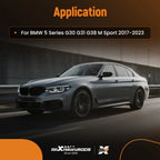 Rear Bumper Lip for BMW 5 Series F10 F11 (2010–2016) Glossy Black PP Diffuser