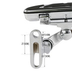 Chrome Rear Floorboard Bracket for Harley Road King, Street Glide (1993–2025)