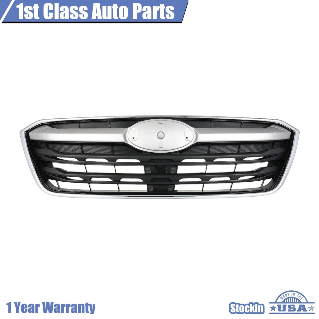 Front Grille Assembly for Subaru Outback (2020-2022) Black Silver
