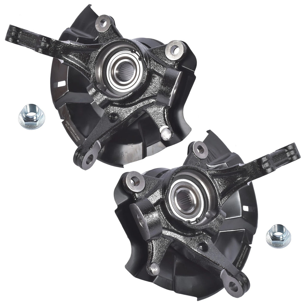 2X Steering Knuckle Assembly for Dodge Attitude, Hyundai Accent