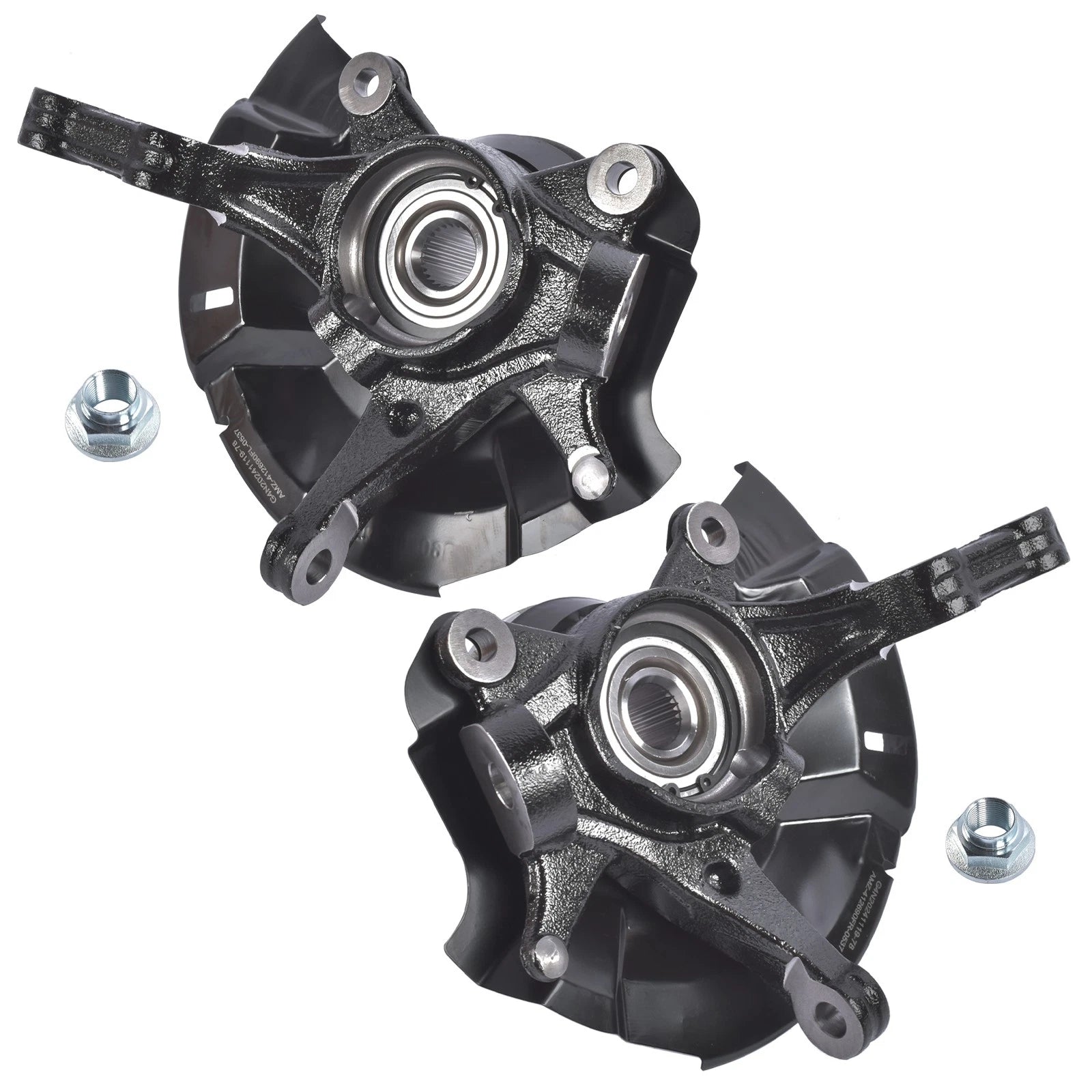 2X Steering Knuckle Assembly for Dodge Attitude, Hyundai Accent