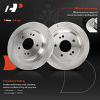 Rear Disc Brake Rotors for Hyundai Kona (2018–2022) Kia Seltos (2021–2022)