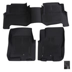 TPE Floor Mats for Nissan Frontier Crew Cab (2008–2021) Black All-Weather