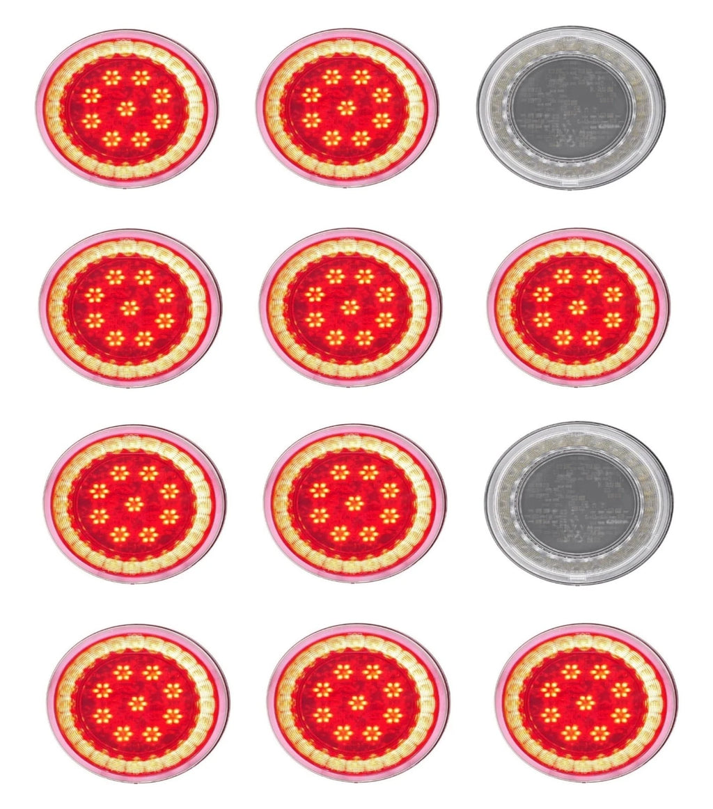 4 Inch Round LED Stop Light Replacement for Ford F Series (1999–2016)