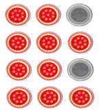 4 Inch Round LED Stop Light Replacement for Ford F Series (1999–2016)