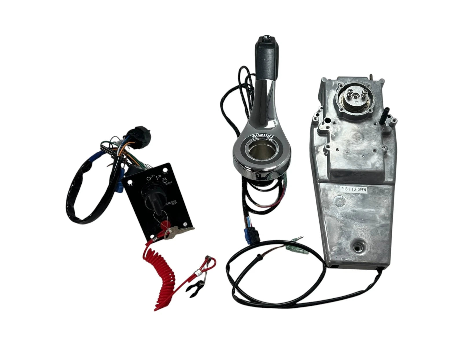 Flush/Side Mount Control Kit with Key Switch for Suzuki - 67000-93JN0