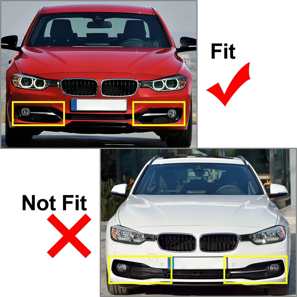 Fog Light Lamp Grille Trim Strip for BMW F30 F31 (2012–2015)