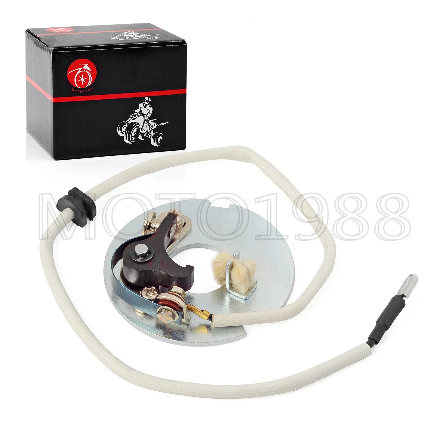 Points Ignition Assembly for Honda ATC90 Trail 90 CT90 CL90 ST90 (1966-1979)