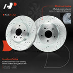 Front Side Drilled Brake Rotors for Honda CR-V (2017-2023)