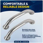 2X Stainless Steel Grab Handle for Boat (9 Inch)