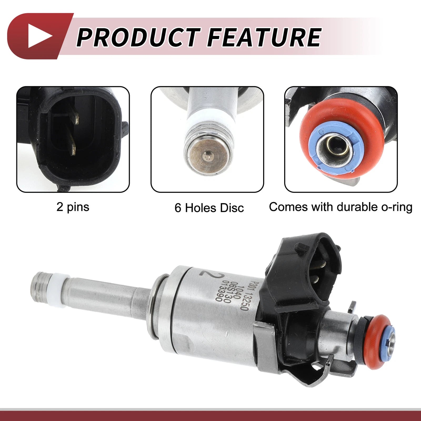 Fuel Injector P301-13-250B for Mazda 2 1.3L 16V (2011–2017)
