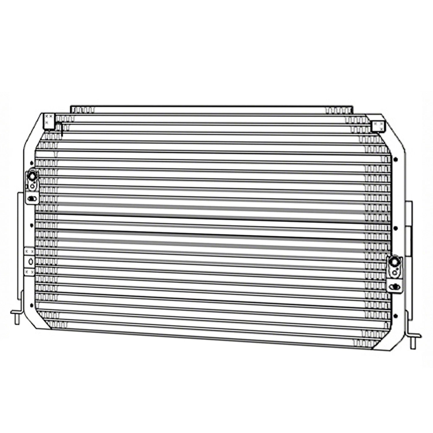 A/C Condenser Replacement Repair Part for Toyota Avalon (1995–1999)