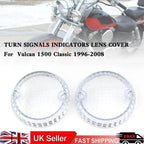 Turn Signal Lens Cover for Yamaha Kawasaki Vulcan 1500 VN (1996–2009)