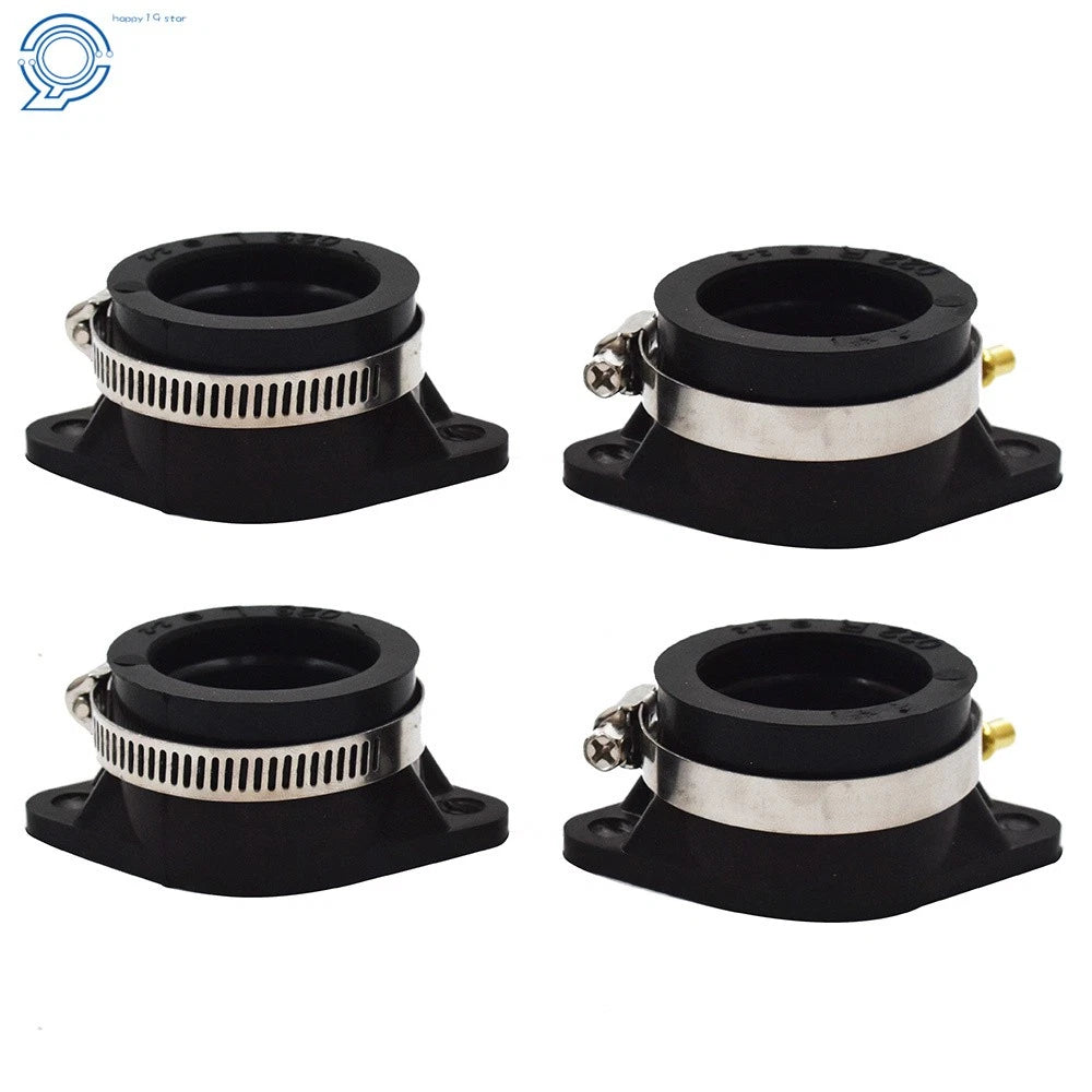 Set of 4 Rubber Boots for Kawasaki Z1 KZ900 KZ1000 (1973–1980)