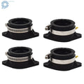 Set of 4 Rubber Boots for Kawasaki Z1 KZ900 KZ1000 (1973–1980)