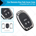 Zinc Alloy Key Fob Case Cover for LDV D90 (2017–2023) 3 Buttons