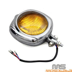 4.5" Vintage Yellow Lens Headlight for Harley XL883N FLTRX FLHR