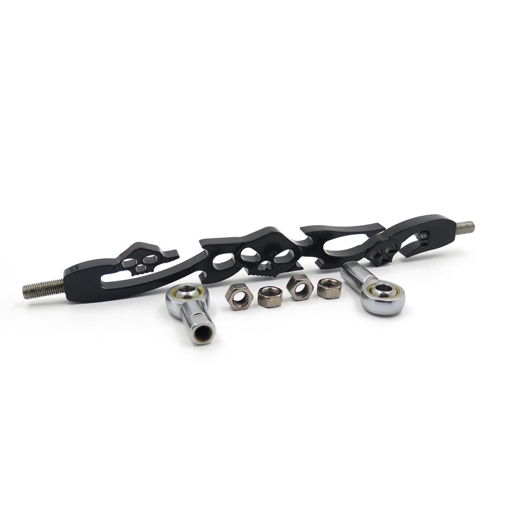 Black Skull Billet Shift Linkage for Harley Davidson Softail FXST (1990–2023)
