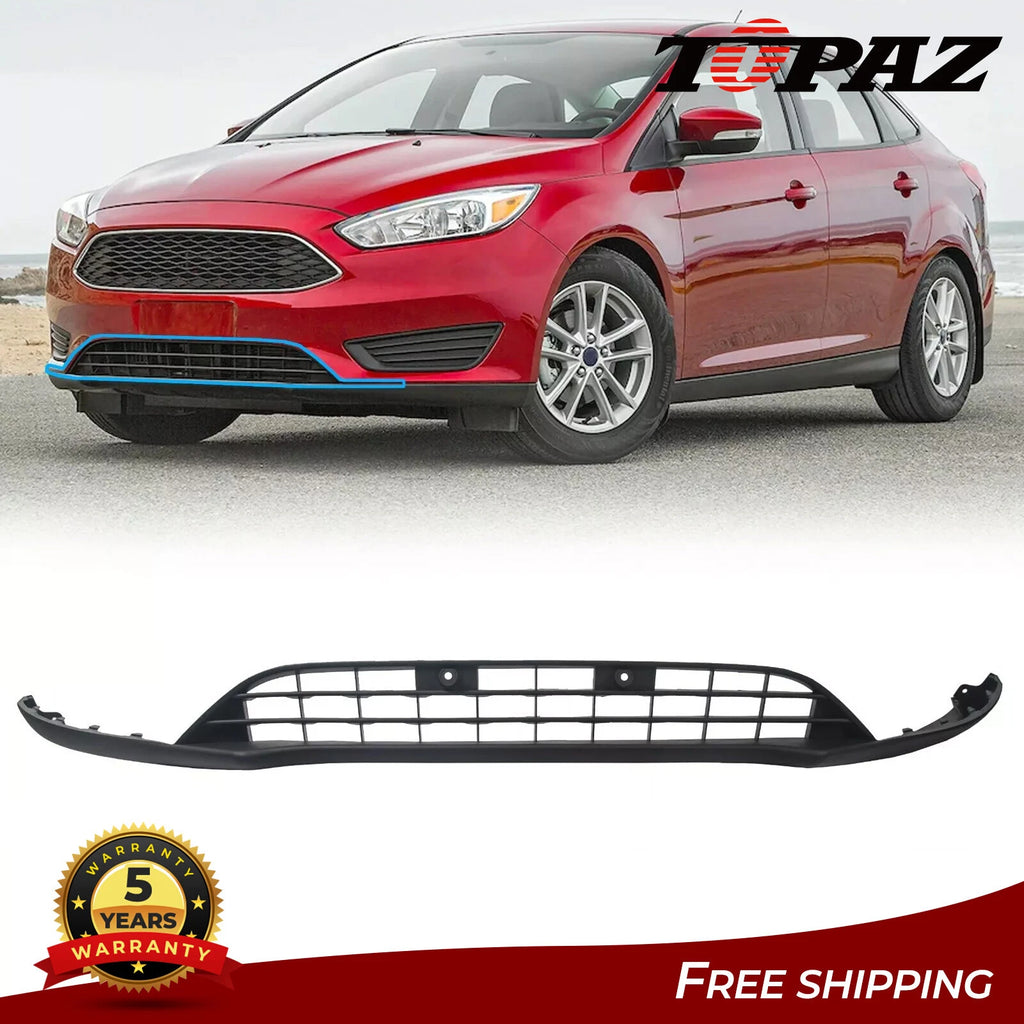 Front Bumper Lower Valance Panel Grille for Ford Focus (2015–2018)