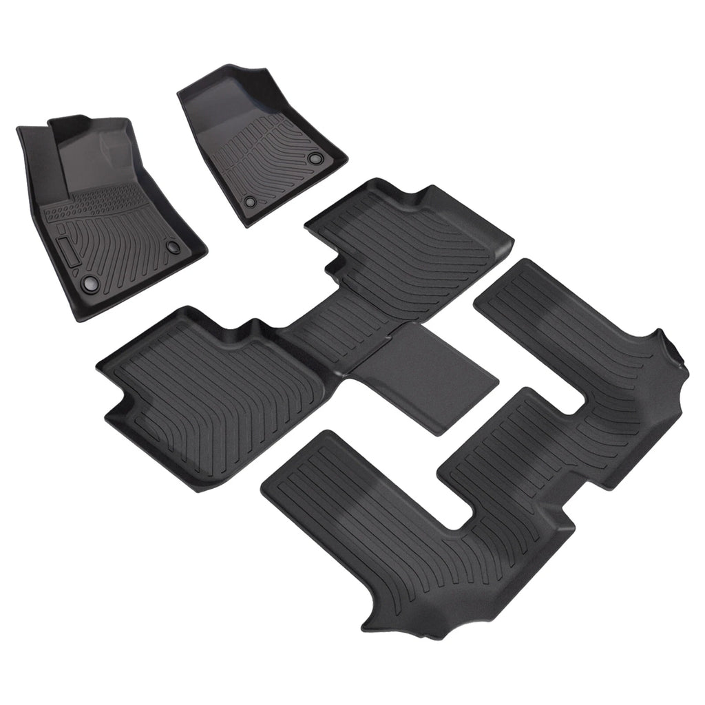 Set of 3 All Weather Floor Mats for Volkswagen Atlas (2018–2024)