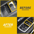 Window Switch Cover Button Cap 2X for BMW 3 Series E46 (2001–2005) 61316902183