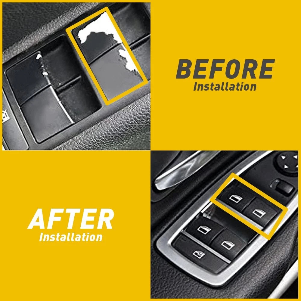 Window Switch Cover Button Cap 2X for BMW 3 Series E46 (2001–2005) 61316902183