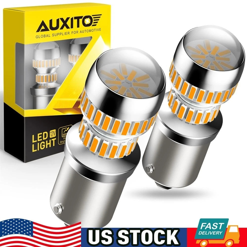 2X LED Rear Turn Signal Light Bulbs 1156 7506 for