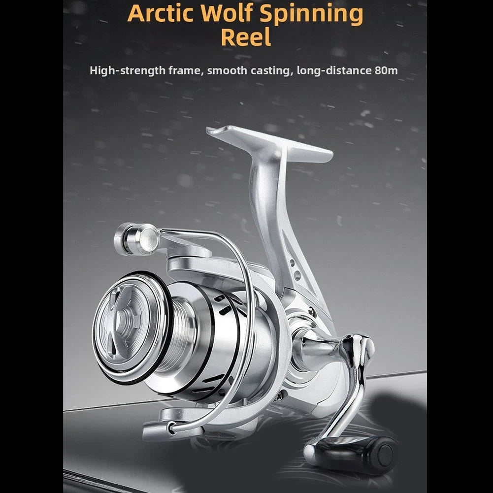 Fishing Reel 7.1:1 Gear Ratio E-Brake Lightweight Body for Angling