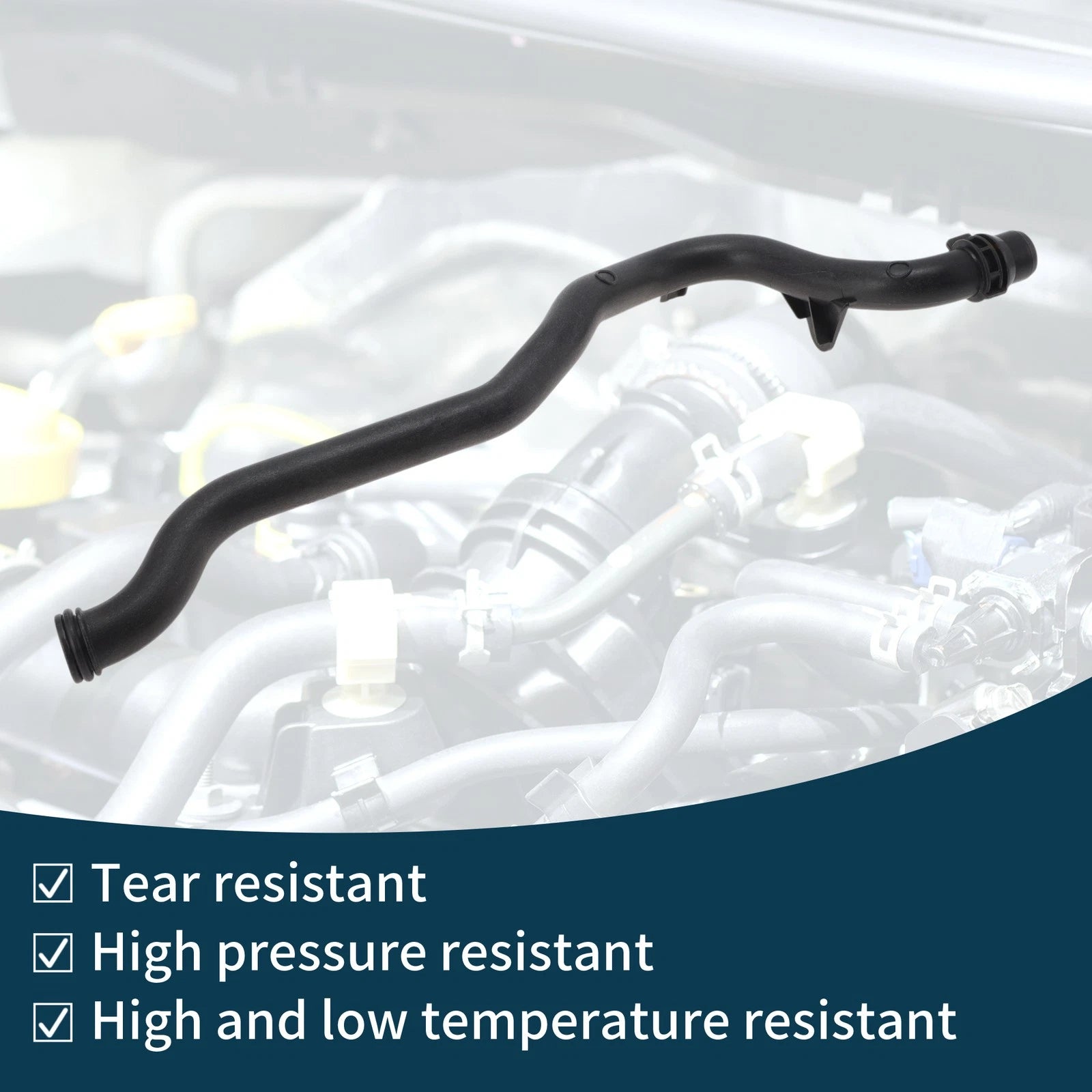 Radiator Hose for Audi A6 Quattro (2009–2015) No. 06E121065N Plastic