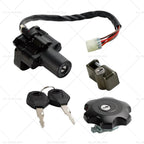 Ignition Switch Fuel Cap Seat Lock Set for Suzuki DR650 DR650SE (1996–2022)