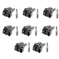 Set of 8 Ignition Coils & NGK Ruthenium Spark Plugs for Corvette CTS Envoy (V8)