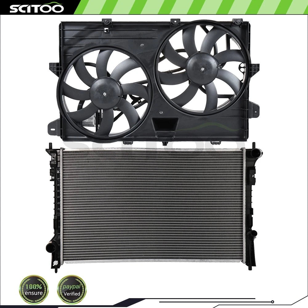 Radiator and Cooling Fan Kit for Ford Edge (2007–2014)