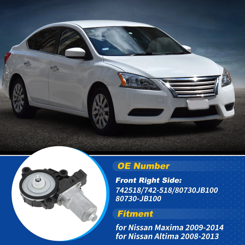 Front Right Window Regulator Motor for Nissan Maxima, Altima 