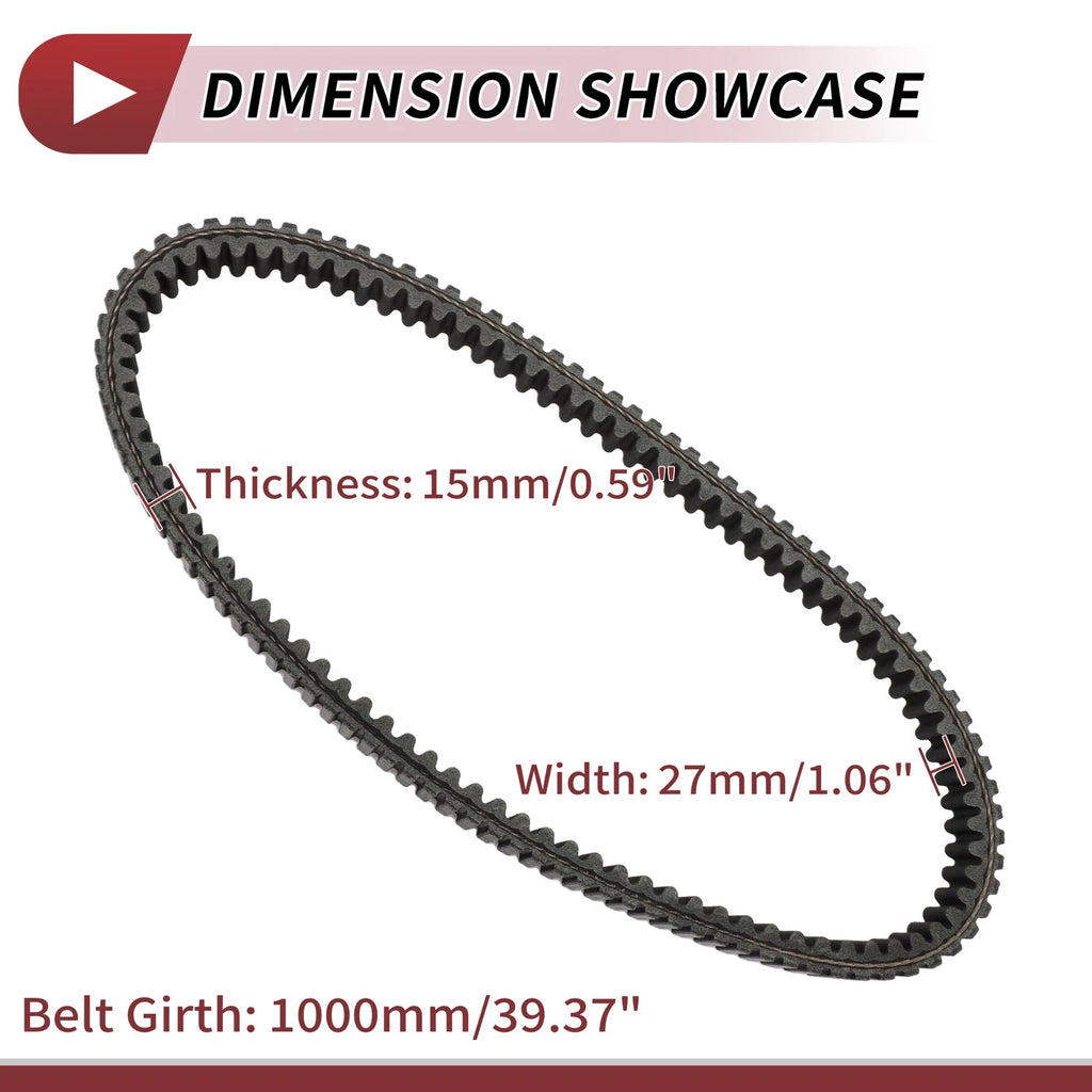 Drive Belt V-Belt No. 2760105H00000 for Suzuki Burgman 400 (2007–2020)